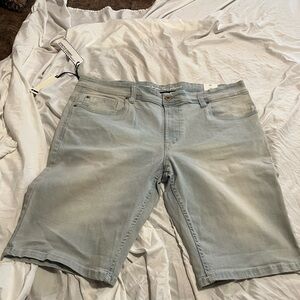 Buffalo David Bitton Men's Light Blue Jean Shorts size 38